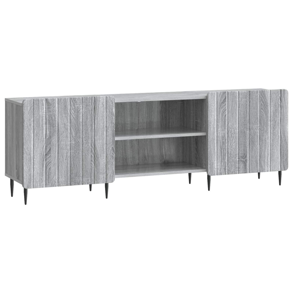 TV-skåp Grå sonoma-ek 150 x 31 x 52 cm Konstruerat trä
