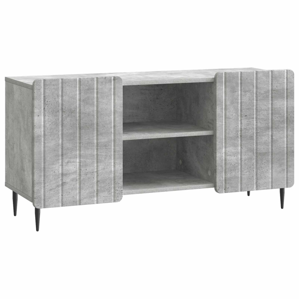 TV-skåp Betonggrå 102 x 34,5 x 52 cm Konstruerat trä