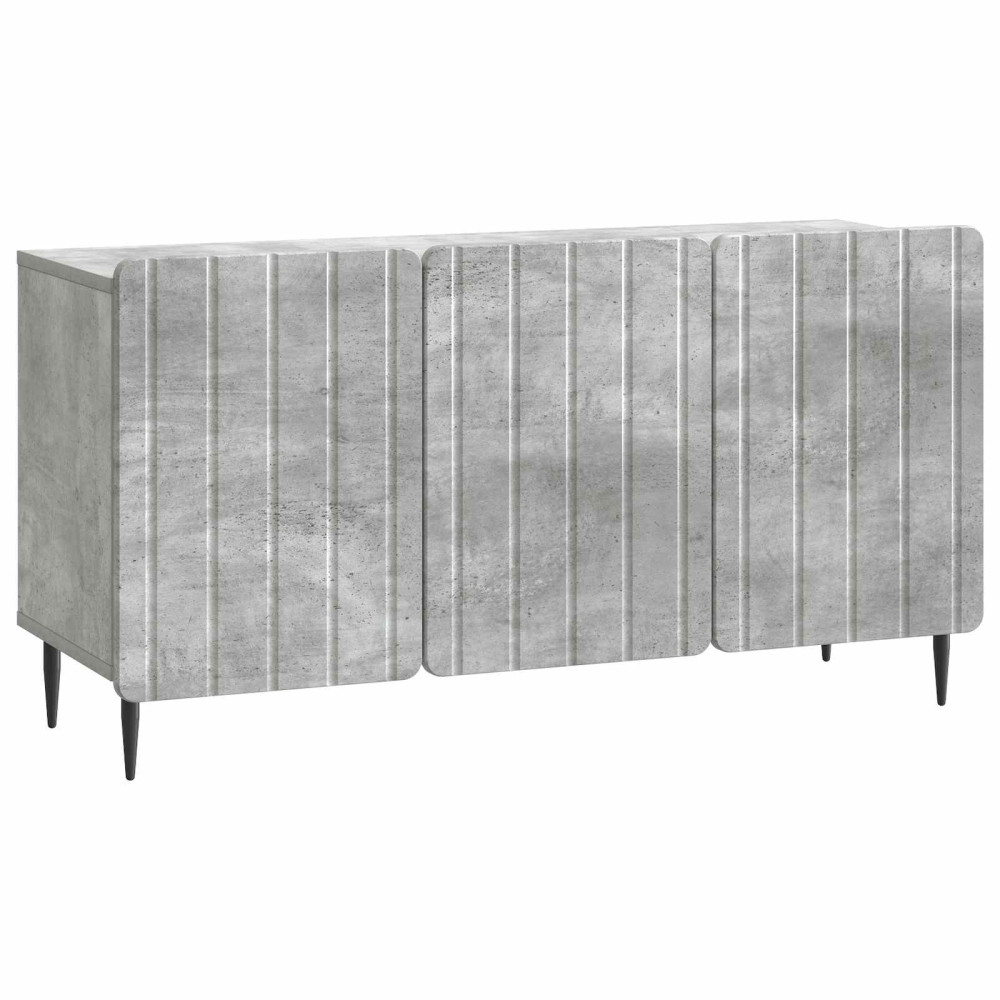 TV-skåp Betonggrå 99 x 34,5 x 52 cm Konstruerat trä