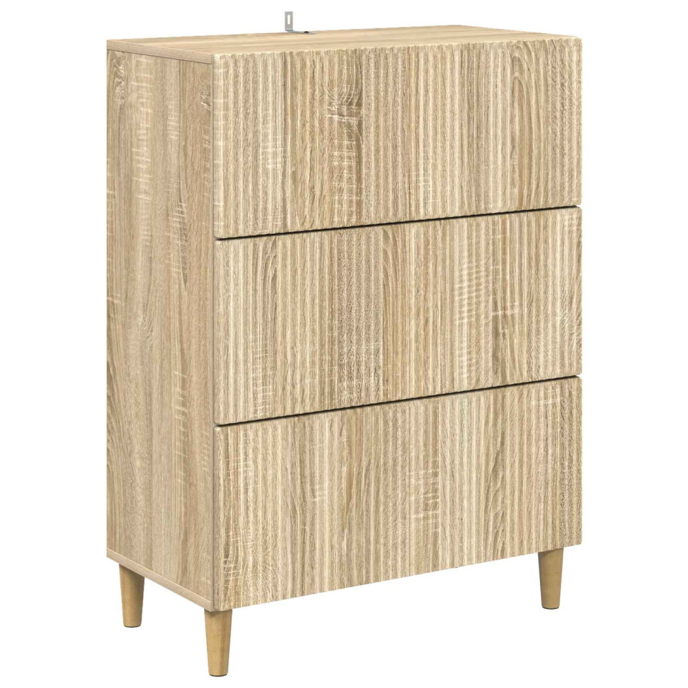 Lådans skåp Sonoma-ek 66 x 34,5 x 90 cm Konstruerat trä