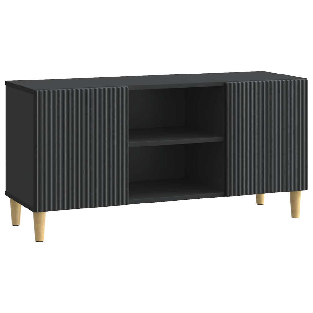 TV-skåp Svart 102 x 34,5 x 50 cm Konstruerat trä