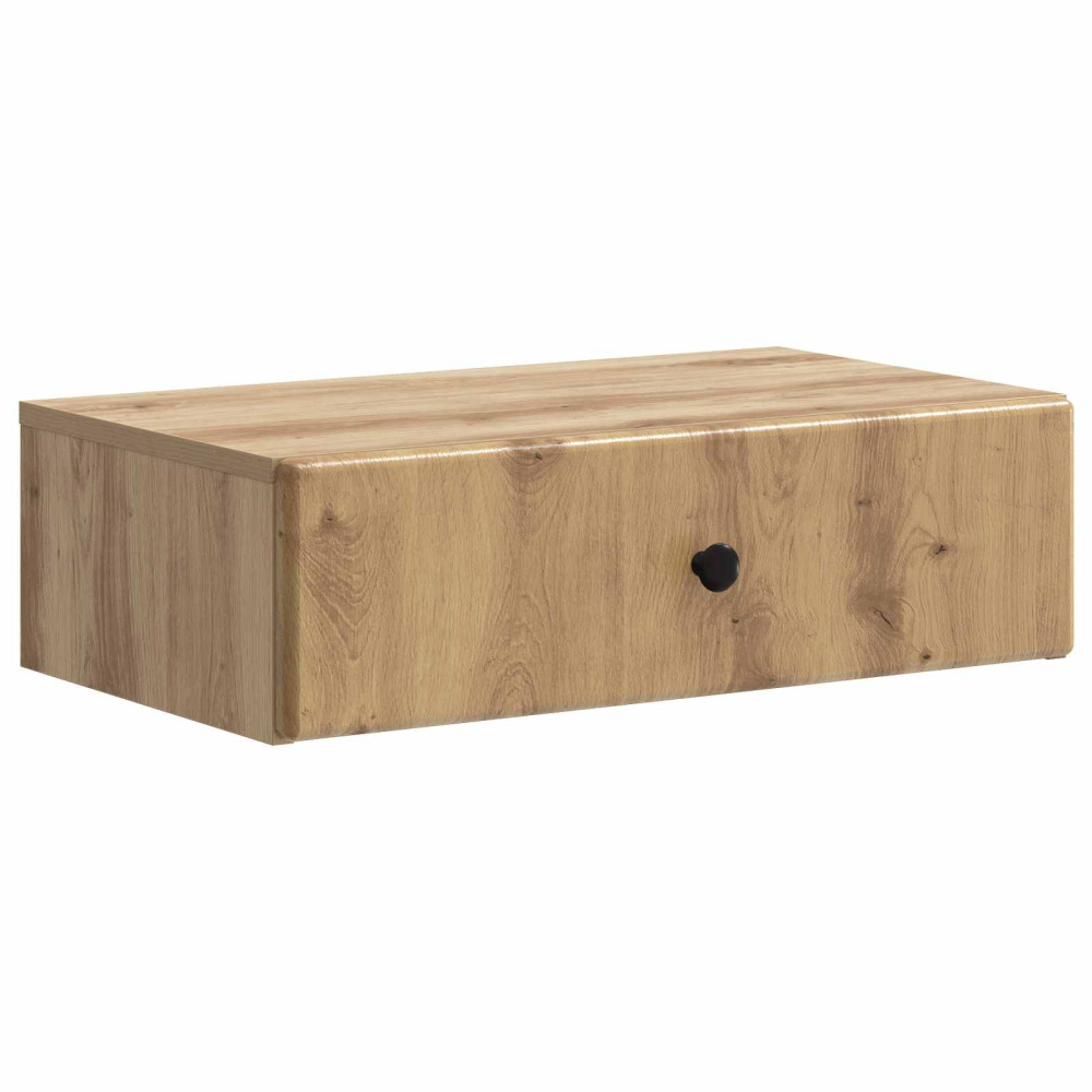 Väggmonterad sidobord Artisan-ek 59 x 34,5 x 17 cm