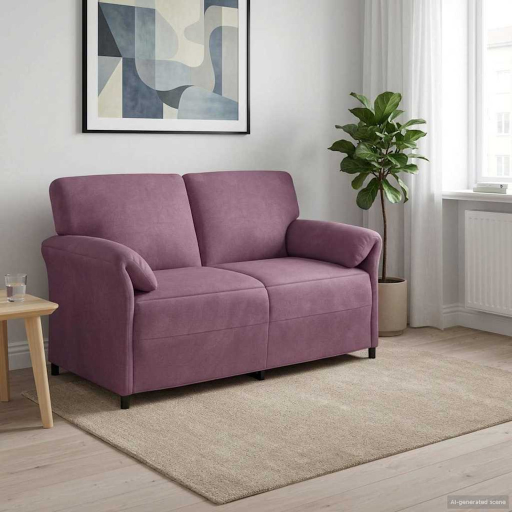 2-sits soffa Lila 158 x 83 x 95 cm Sammet