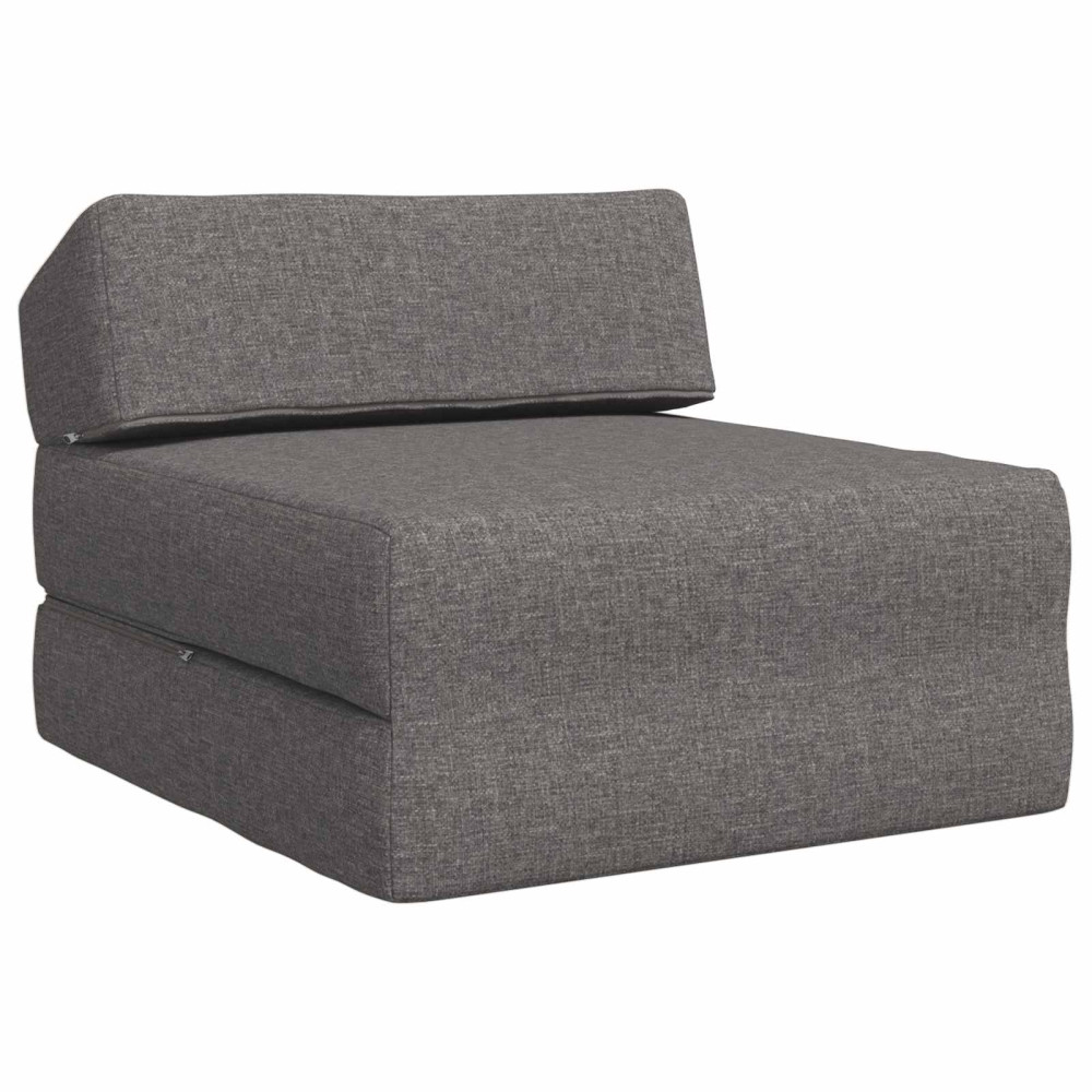 Fällbar Soffbed Ljusgrå 60 x 70 x 41 cm Tyg