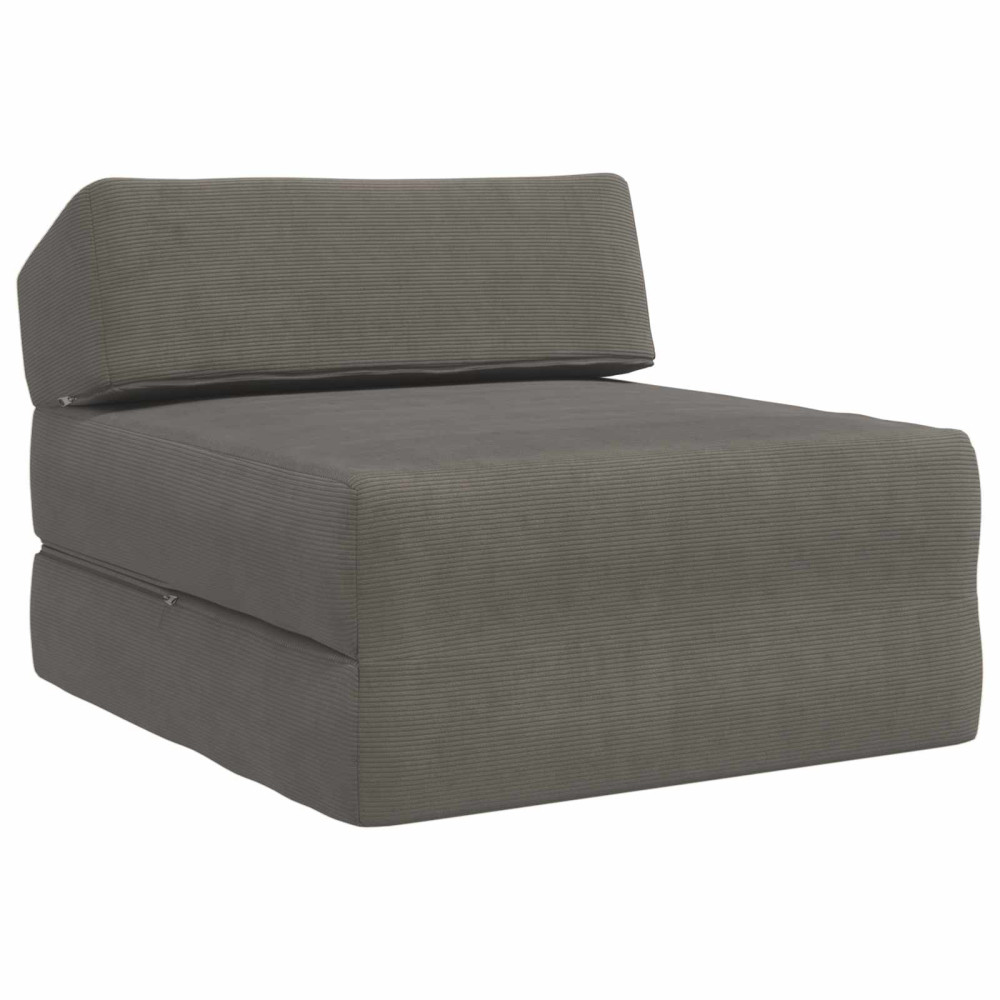 Fällbar Soffbed Ljusgrå 60 x 70 x 41 cm Tyg