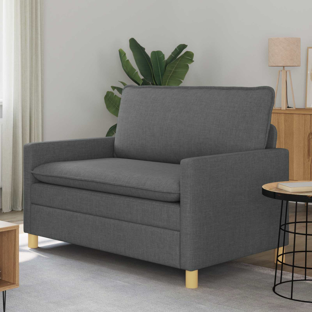 Soffa Mörkgrå Tyg