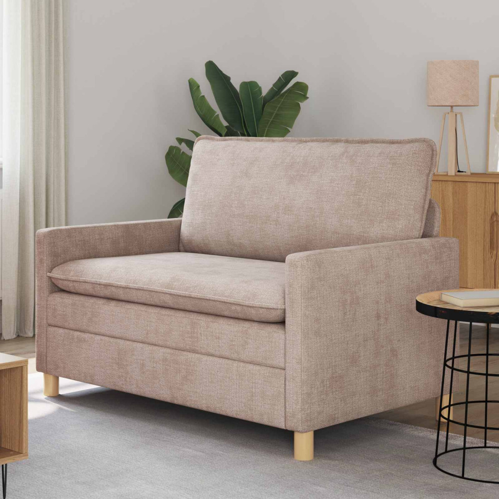 Soffa Beige 126 x 81 x 87,5 cm Polyester