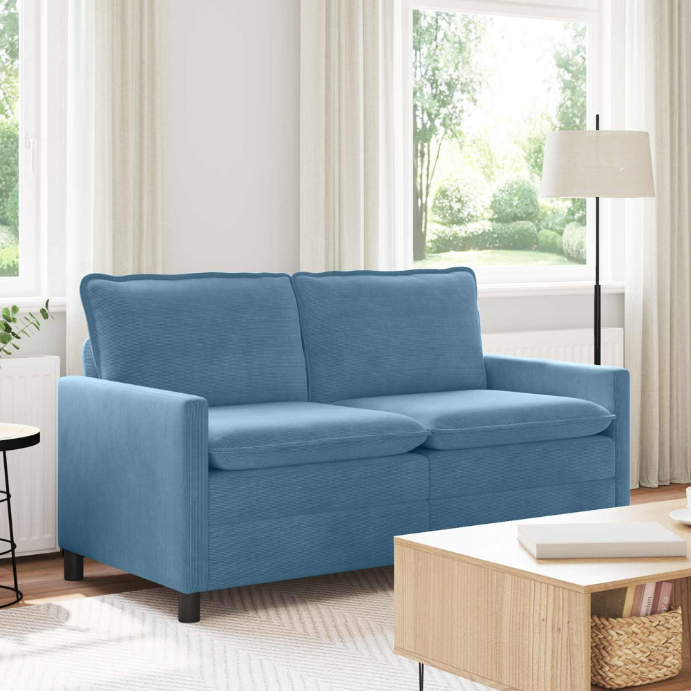 Soffa Blå 156 x 81 x 87,5 cm Tyg