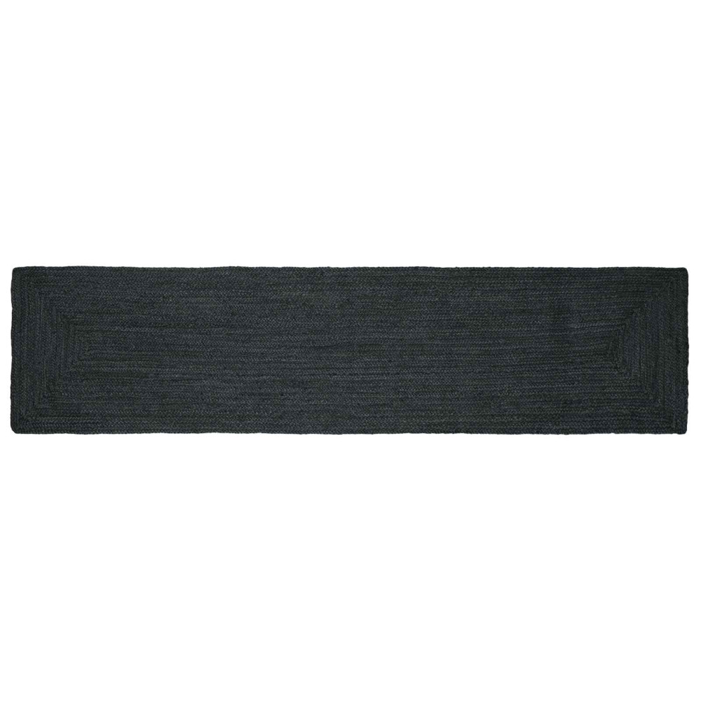 Områdesmattor Rektangulär Mörkgrå 60 x 300 cm Jute