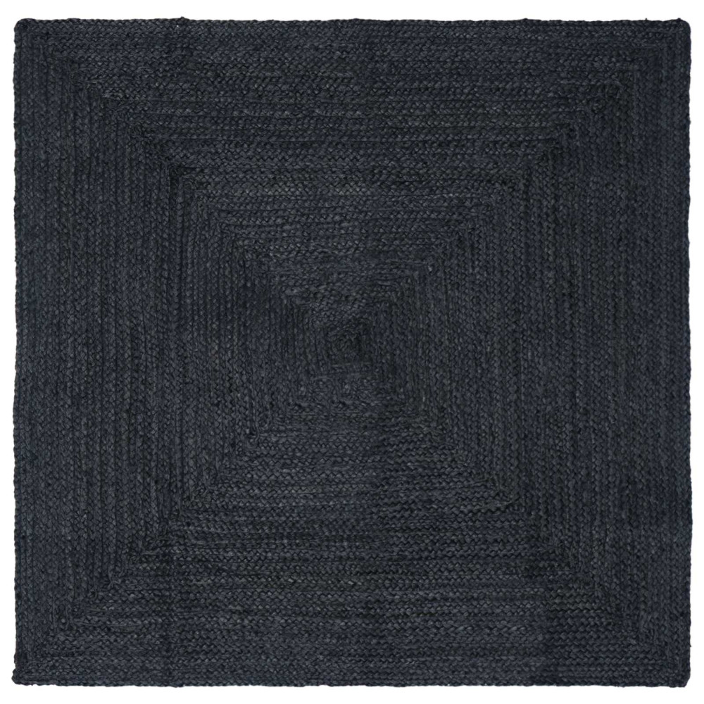 Områdesmattor Fyrkantig Mörkgrå 160 x 160 cm Jute