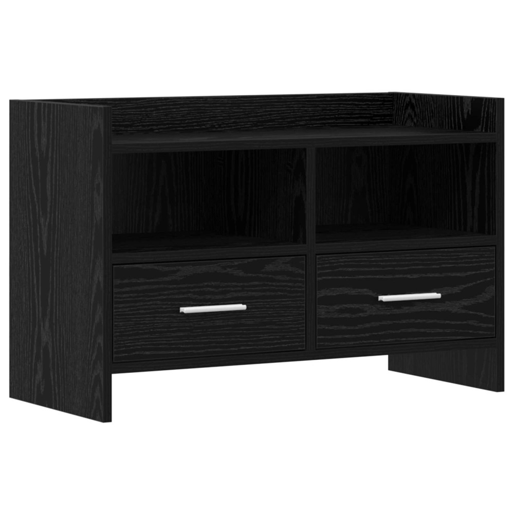 TV-skåp 71,5 x 33 x 47 cm Svart ek Konstruerat trä