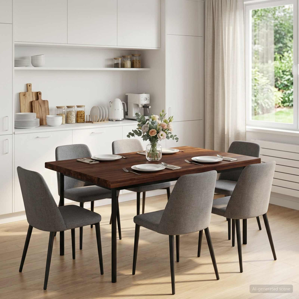Rektangulärt Bordsskiva 90 x 80 x 3,2 cm Rektangulär