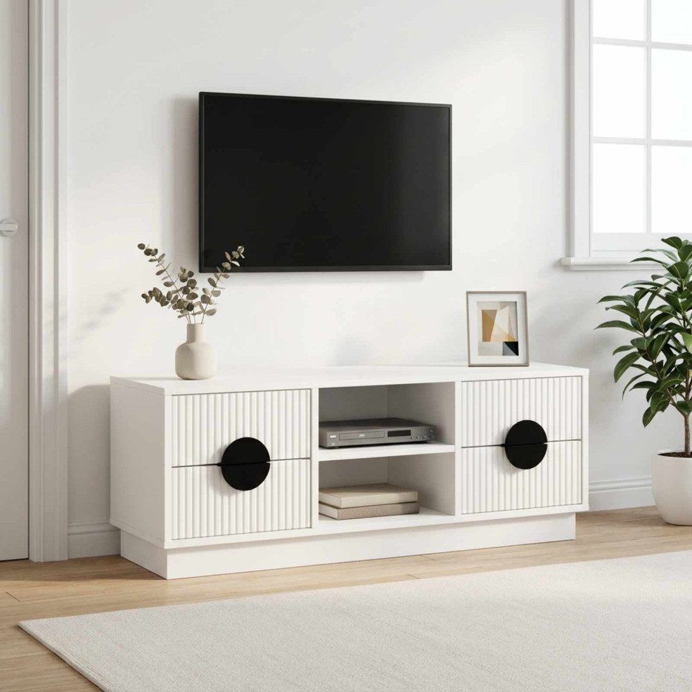 TV-skåp VENRAY 101 x 36,5 x 40 cm Vit