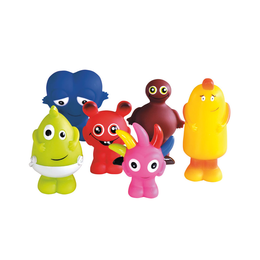 Plastfigurer, 6-pack Babblarna
