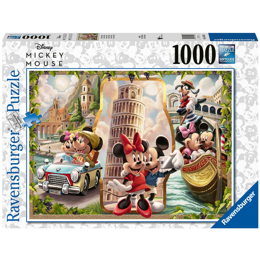 Pussel Vacation Mickey & Minni 1000p Ravensburger