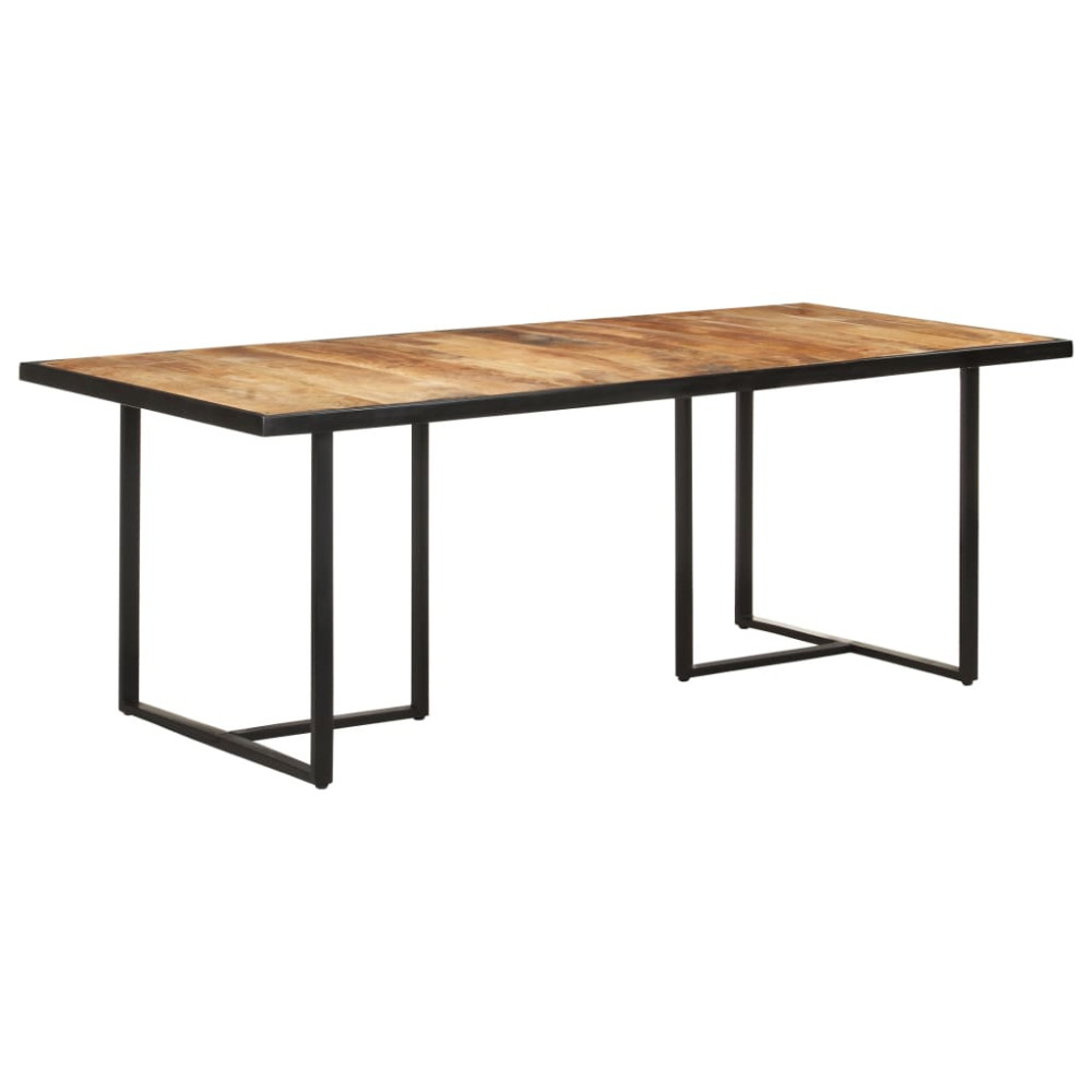 Matbord 200 cm grovt mangoträ