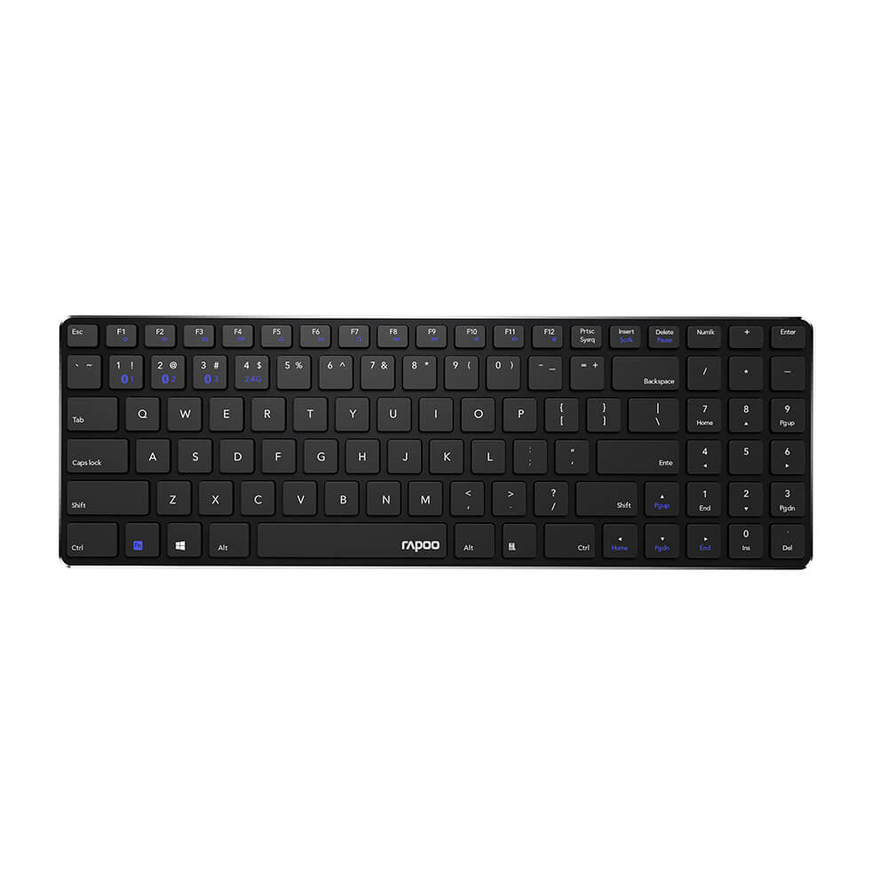 Keyboard E9100M Wireless Multi-Mode Black