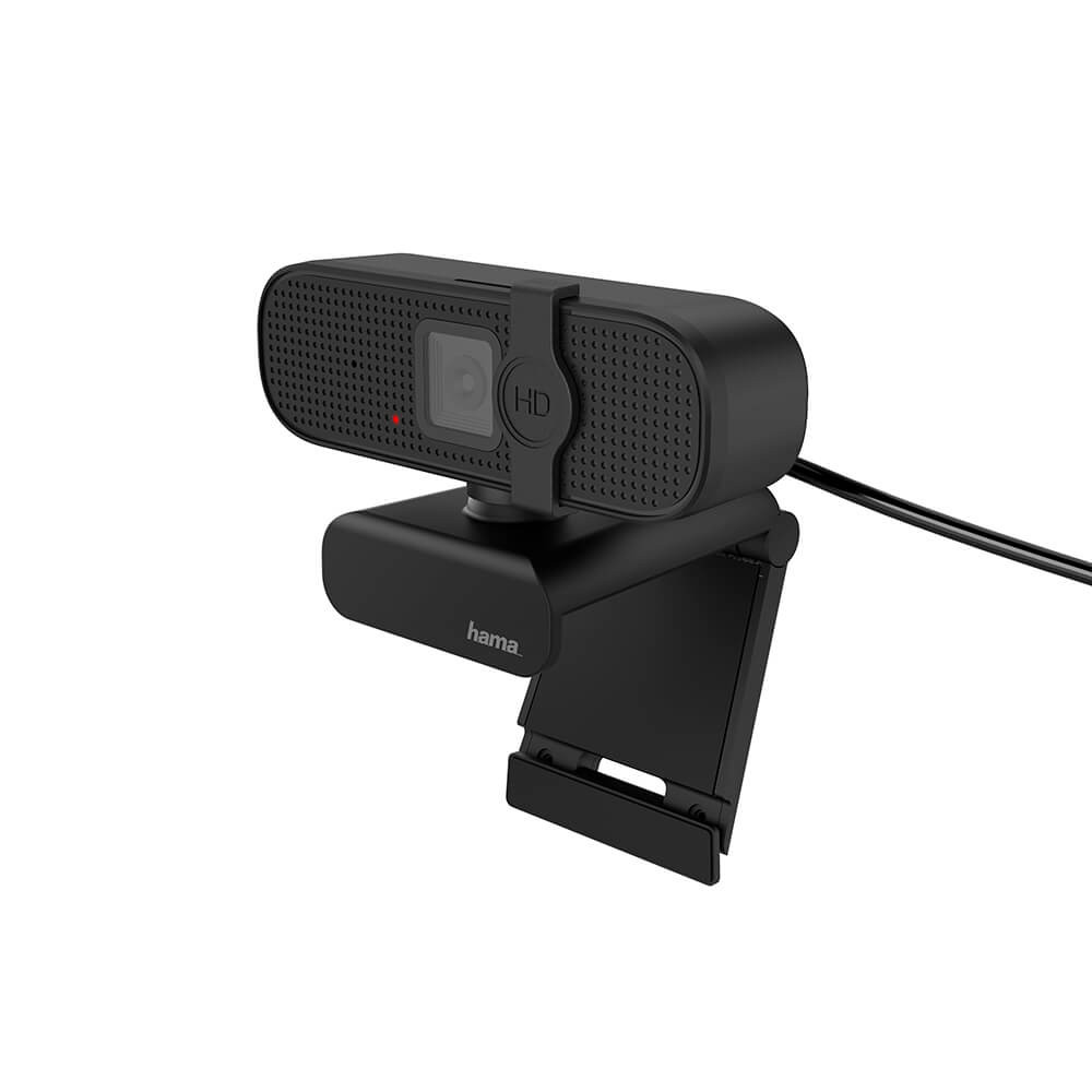 Webbkamera Full HD Spy Protection 16:9 Mono Svart