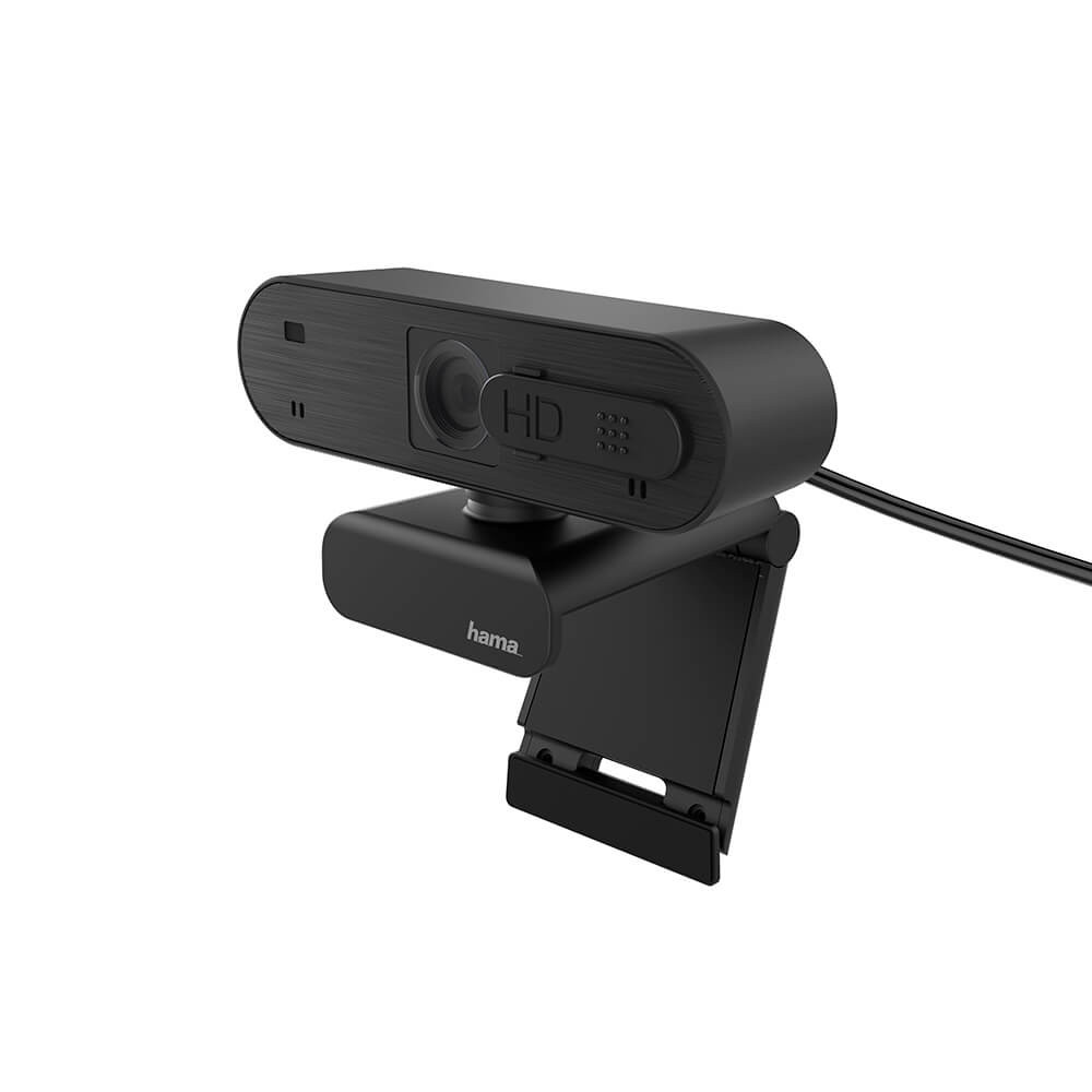 Webbkamera Full HD Spy Protection 16:9 Stereo Svart