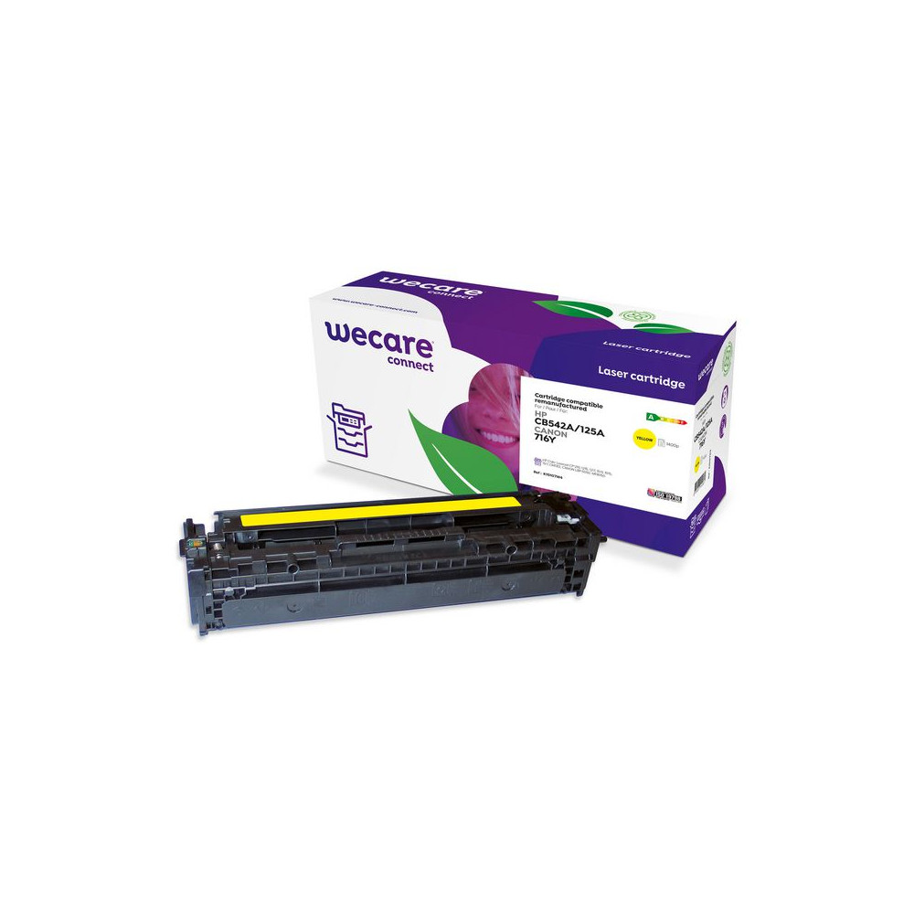 Toner WECARE HP CB542A/1977B002 1,4K gul