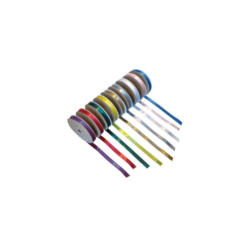Satinband 10mmx30m gul Playbox