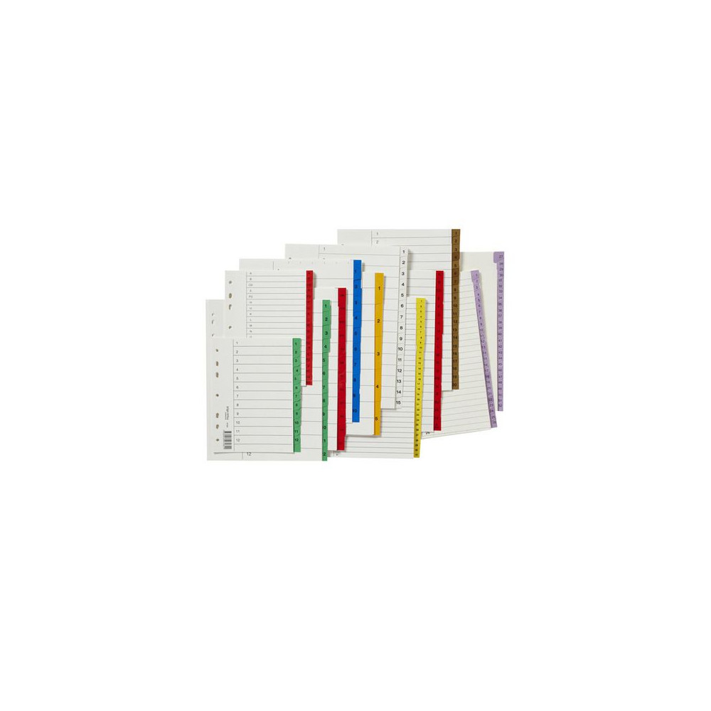 Register plastflik 1-52 lila 5/fp