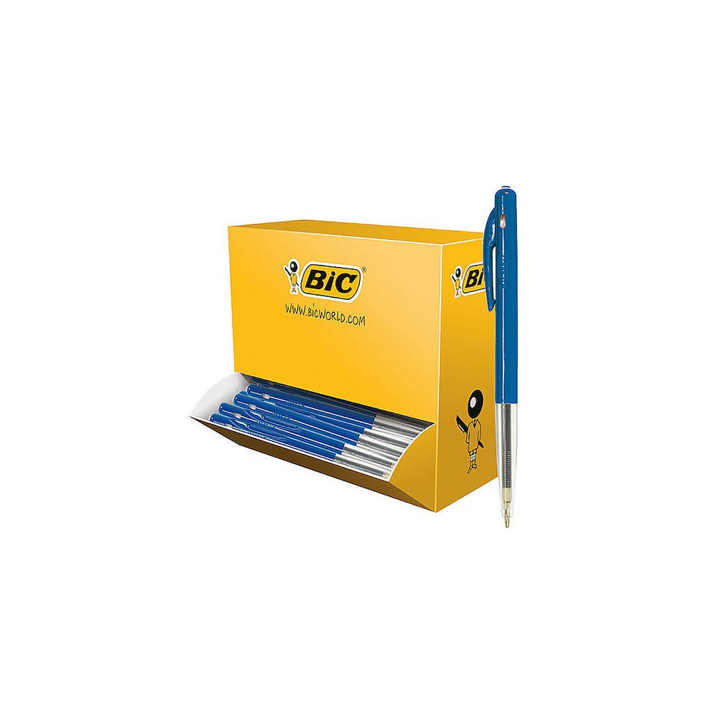 Kulpenna BIC Clic M10 1,0 blå 100/fp