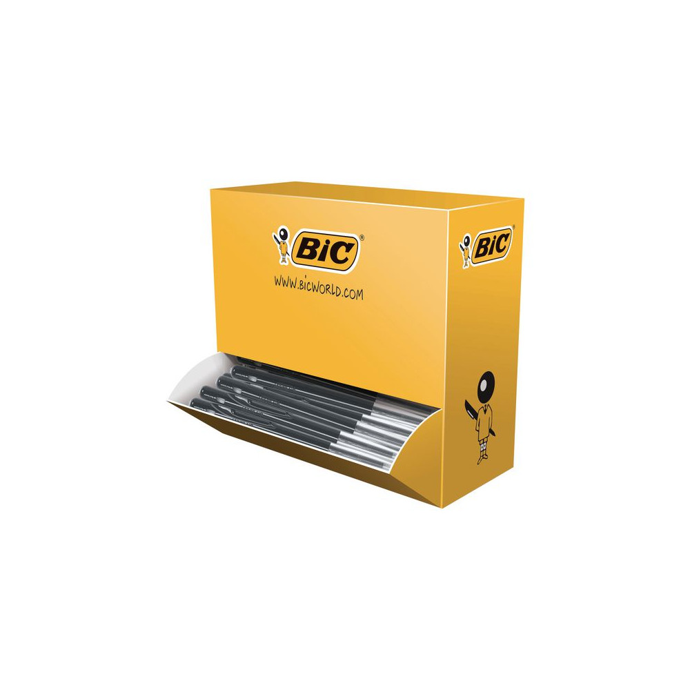 Kulpenna BIC Clic M10 1,0 svart 100/fp