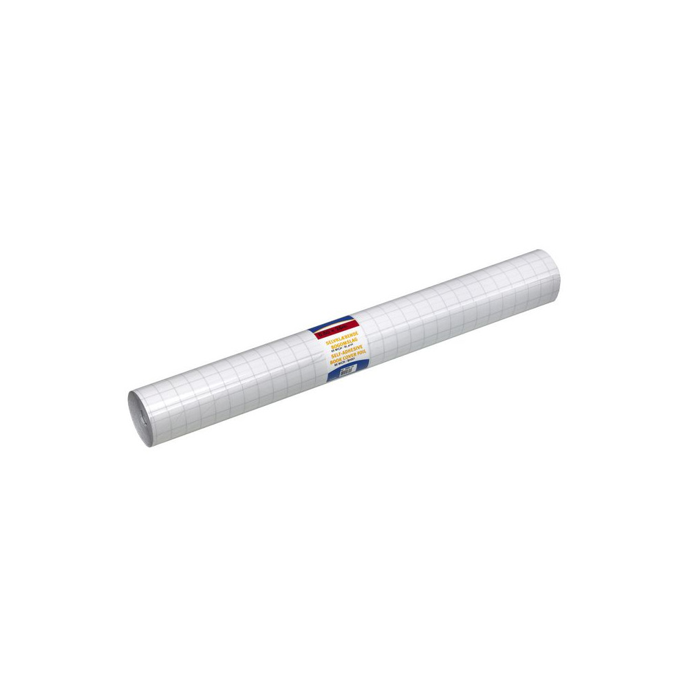Bokplast självhäft. 80my 60cmx25m blank