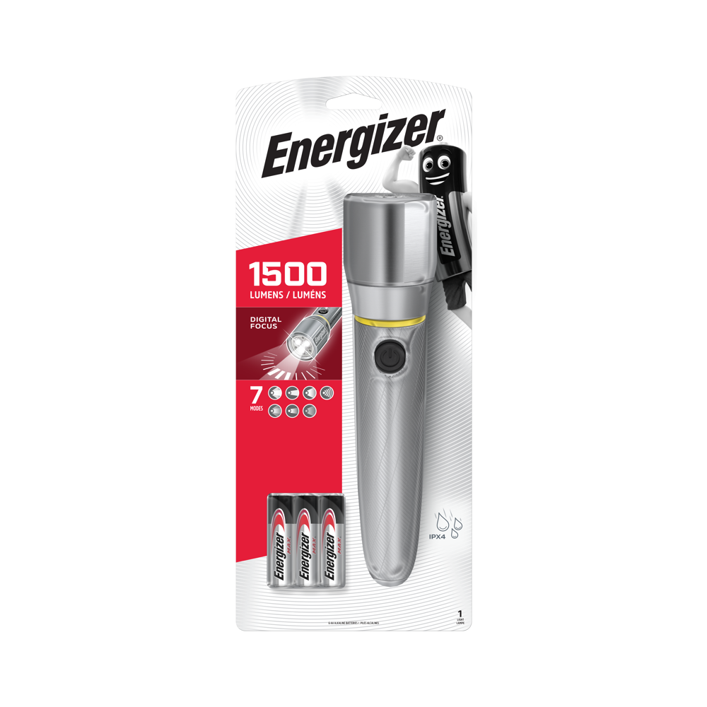 Energizer Vision HD Metal 6AA - 1500 Lumens