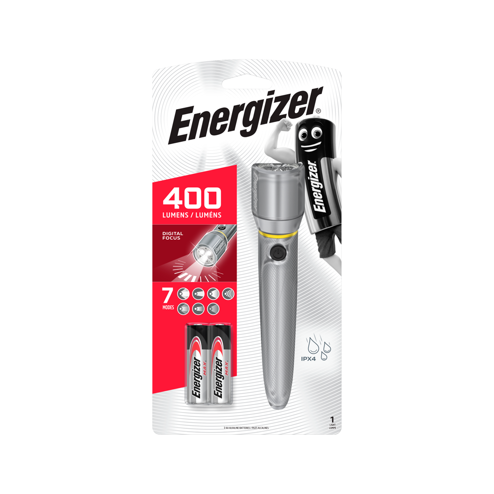 Energizer Vision HD Metal 2AA - 400 Lumens