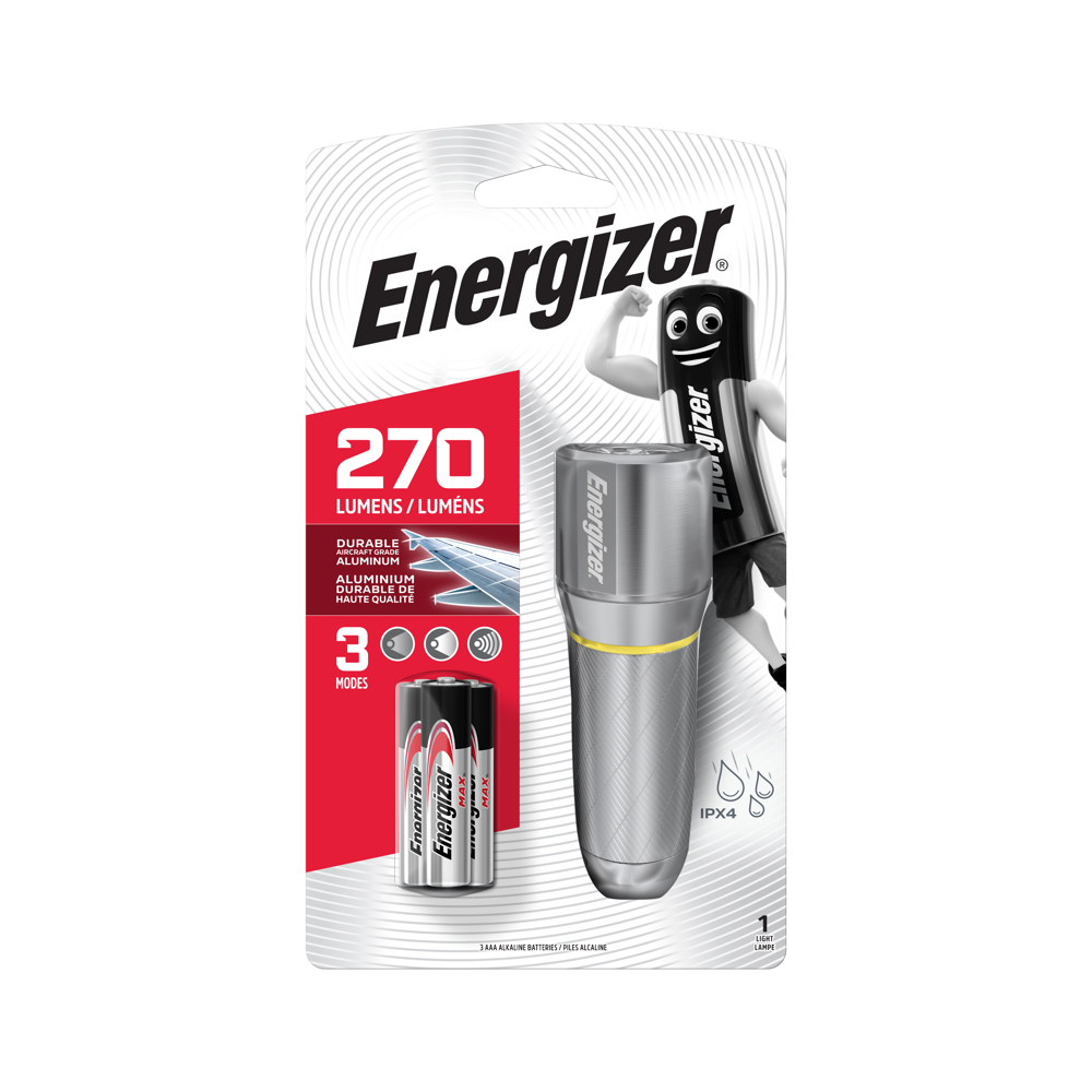 Energizer Vision HD Metal 3AAA - 270 Lumens