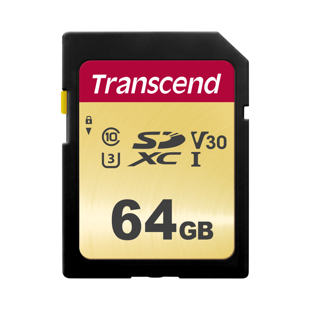 Transcend Gold 500S SD UHS-I U3, MLC (V30) R95/W60 64GB