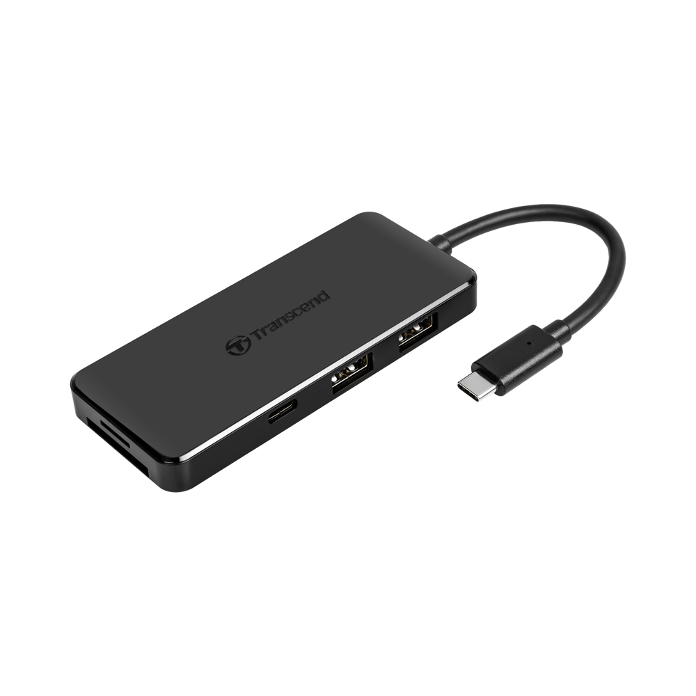 Transcend Cardreader TS-HUB5C 3-port HUB, 1-port PD,SD/microSD (USB-C)