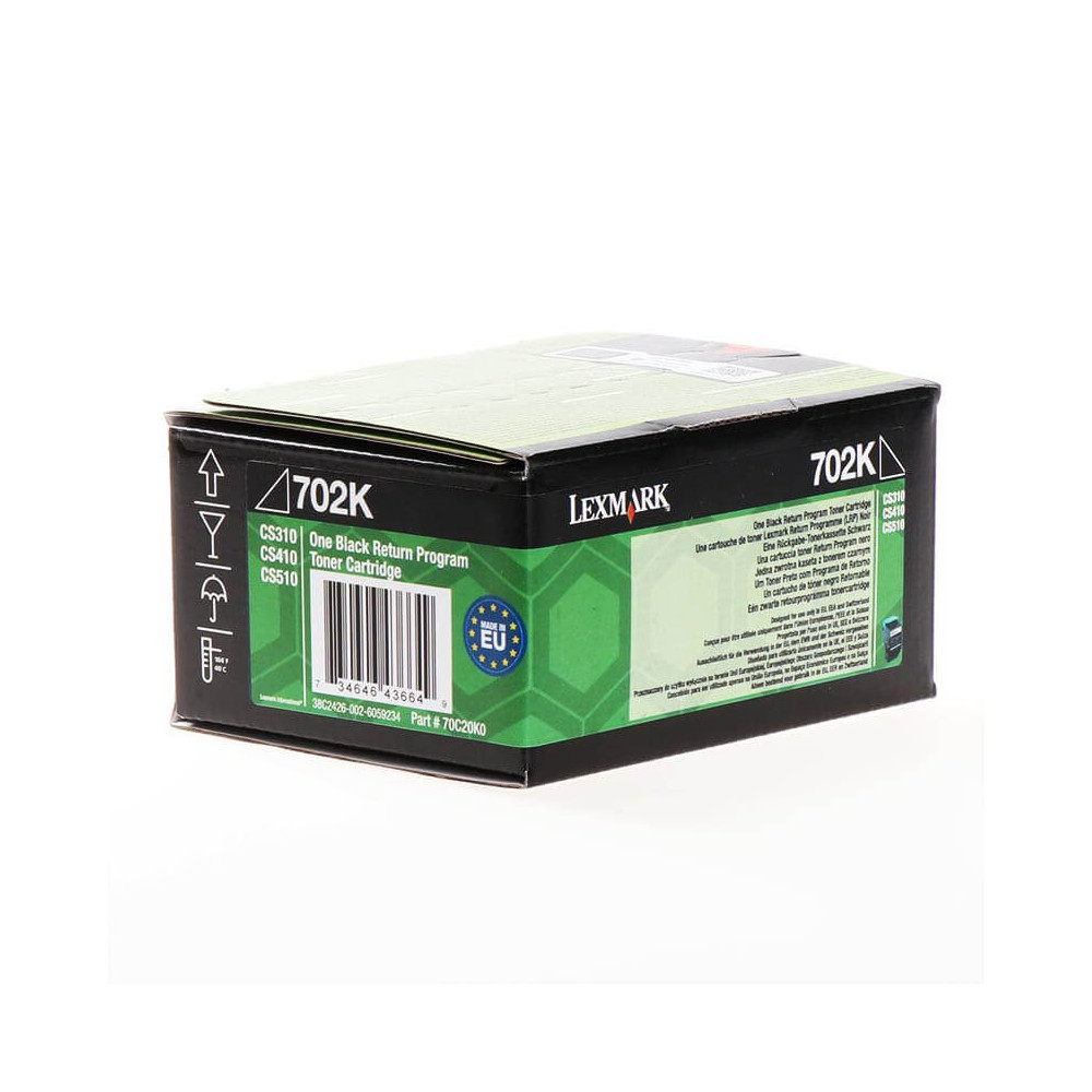 Toner 70C20K0 702 Black Return
