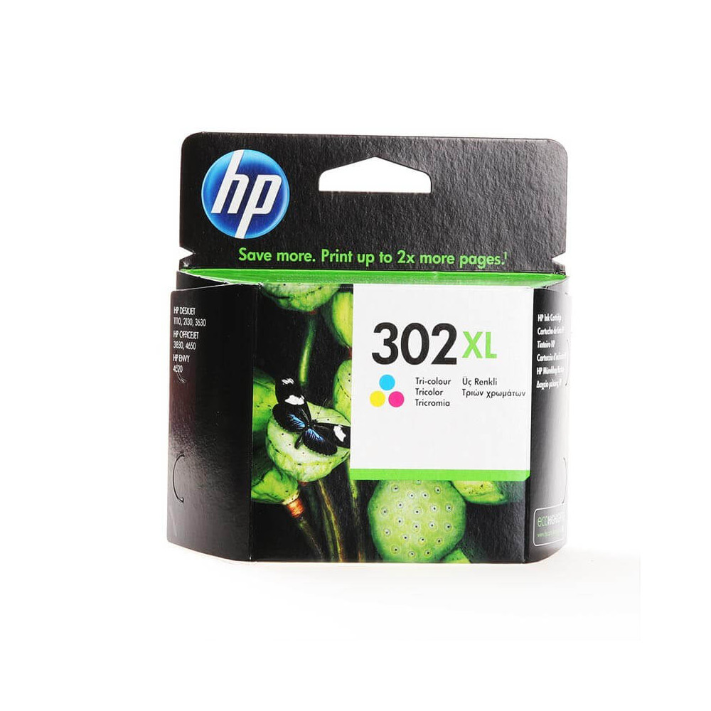 Ink F6U67AE 302XL Tri-colour