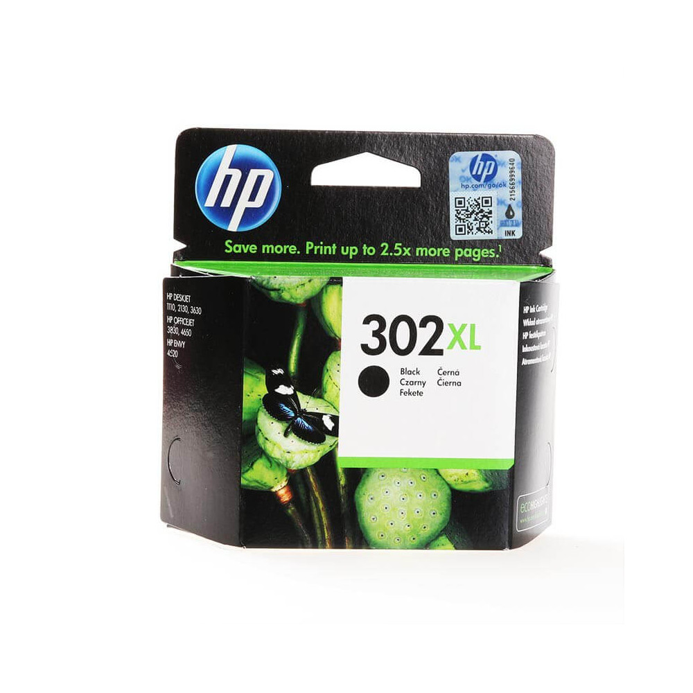 Ink F6U68AE 302XL Black