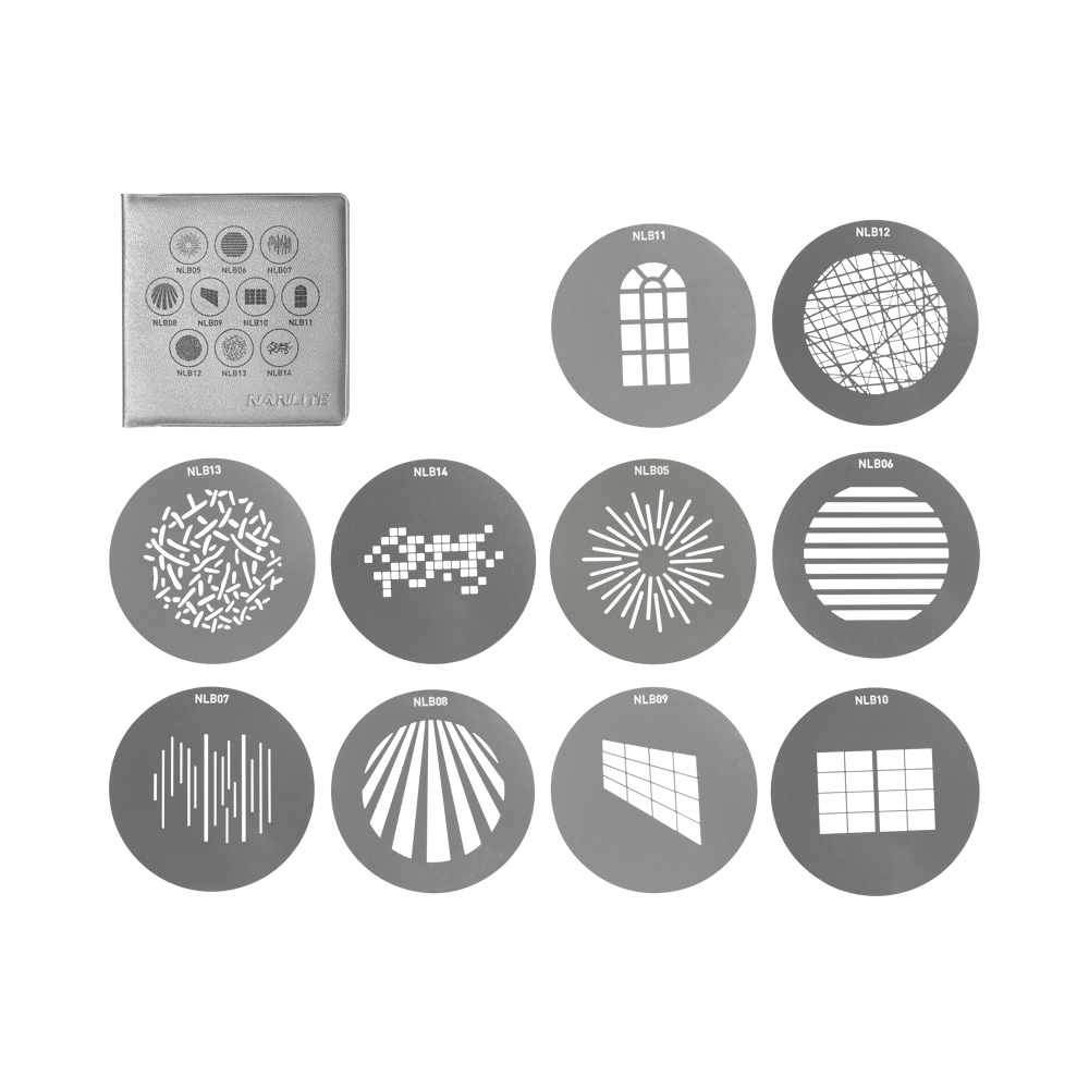 Nanlite GOBO Set 1 for PJ-BM